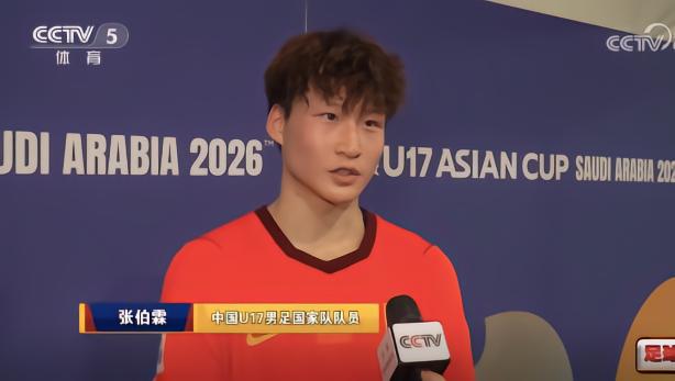 德转：U17国少中锋张伯霖转会湖北青年星