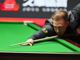 斯诺克上海大师赛：小特6-0横扫希金斯，囧哥6-5险胜威廉姆斯