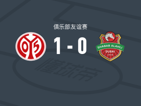 美因茨1-0迪拜青年国民，汉切-奥尔森制胜