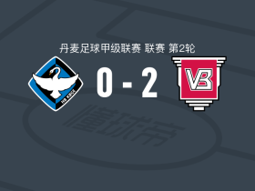 瓦埃勒2-0HB克厄，杜伦德建功，托比亚斯-巴赫锁定胜局