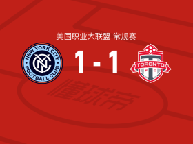 纽约城1-1多伦多，尼古拉斯-费尔南德斯破僵，米哈伊洛维奇扳平比分
