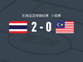 泰国2-0马来西亚，裕沙功破门，提拉沙锁定胜局