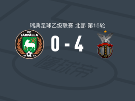斯德哥尔摩国际4-0大胜贾法拉取瑞典乙5连胜，Othmane Salama帽子戏法，Swaibou Conta破门