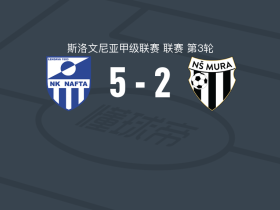 纳夫塔5-2大胜穆拉，佐里察两球，Anis Jasaragic传射