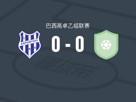 艾斯波蒂沃0-0瓜拉尼RS，势均力敌