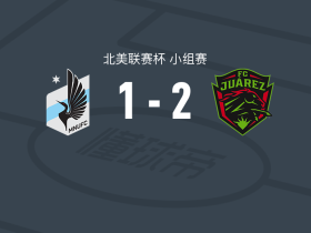 华雷斯2-1明尼苏达联，奥斯卡-埃斯图皮尼安、吉列尔梅-卡斯蒂略破门