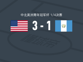 美国U20 3-1逆转危地马拉U20，托尔夸托、克拉皮亚破门