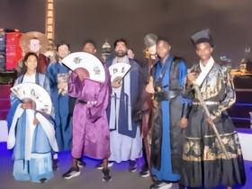 满江意气属少年，7支明日之星冠军杯参赛队夜游浦江体验国风