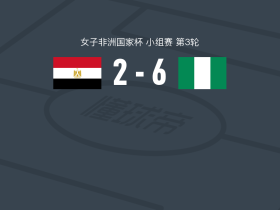 尼日利亚女足6-2大胜埃及女足，乌契纳-卡努、奥梅瓦破门