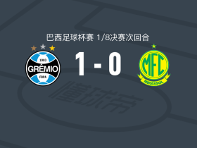 格雷米奥1-0米拉索尔，帕冯助球队取胜
