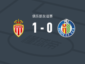 摩纳哥1-0赫塔费，布伦纳点射制胜