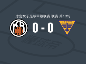 雷克雅未克女足0-0格洛塔女足，双方破门乏术