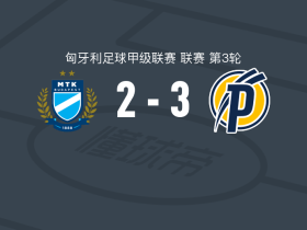普斯卡什学院3-2MTK布达佩斯，拉明-科莱、哈鲁秋尼扬破门