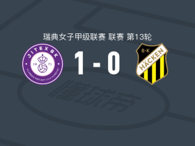 吉泰克斯女足1-0赫根女足B队，ida kjellman助球队取胜