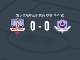 戈尔韦联0-0德罗赫达联，平分秋色