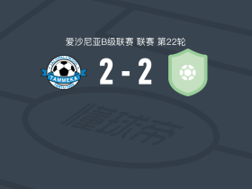 谭美卡B队2-2帕尔努瓦夫鲁，Mait Vaino破门，Karl Tristan Rand救主