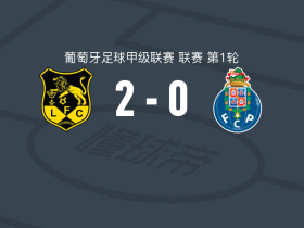 洛罗萨卢西塔尼亚2-0波尔图B队，若昂-桑托斯建功，里卡多-席尔瓦锁定胜局