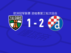 萨格勒布迪纳摩2-1考纳斯扎尔吉里斯，米希奇、卢卡斯-卡查文达破门