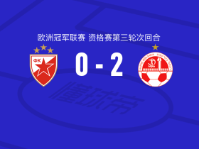贝尔谢巴工人2-0贝尔格莱德红星，兹拉坦诺维奇建功，伊斯特锁定胜局